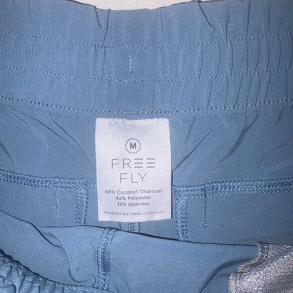 Free Fly Apparel Women's Pull On Shorts Blue Size M Like New Condition - Picture 4 of 8